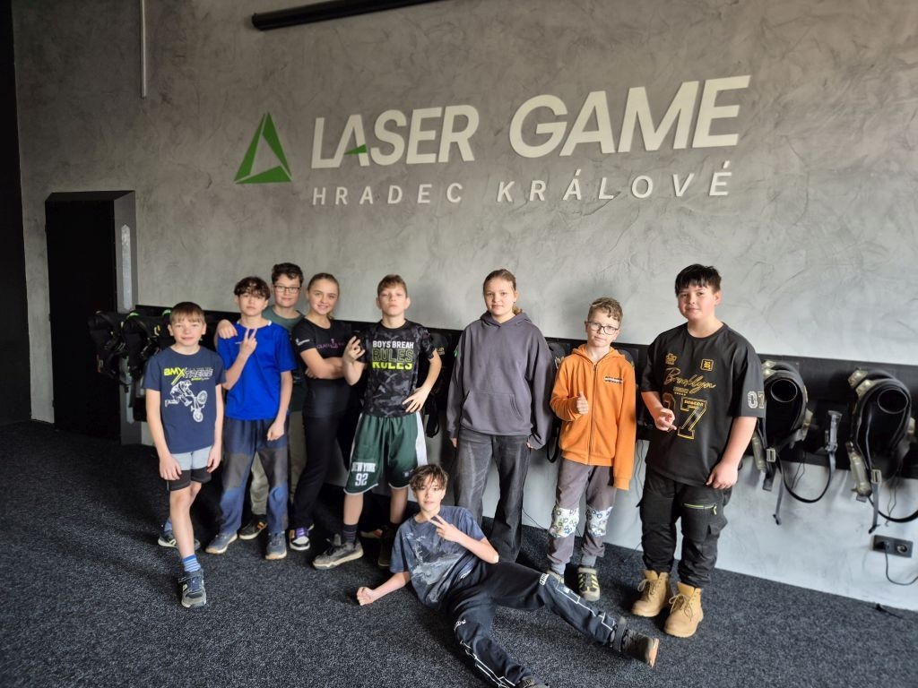 Výlet 5. ročníku za Lasergame