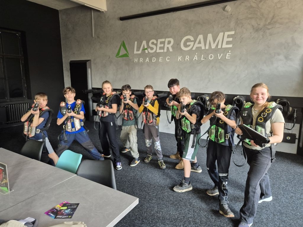 Výlet 5. ročníku za Lasergame