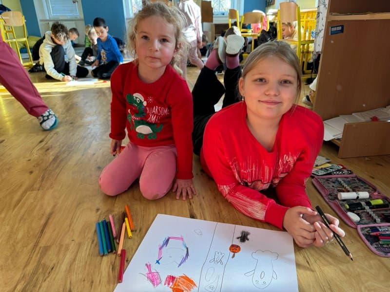 Děti při tvoření