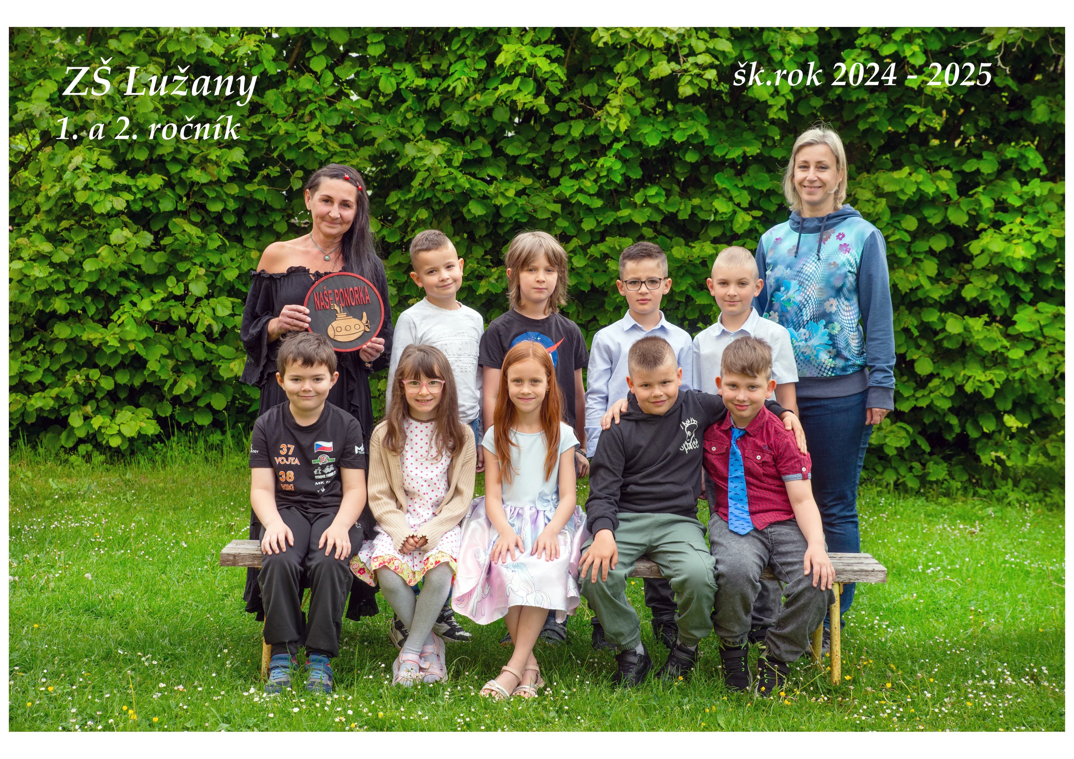 Žáci ZŠ Lužany ve žlutých tričkách